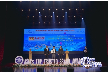 LADO được vinh danh Top 10 Thương Hiệu Uy Tín Hàng Đầu Châu Á 2023